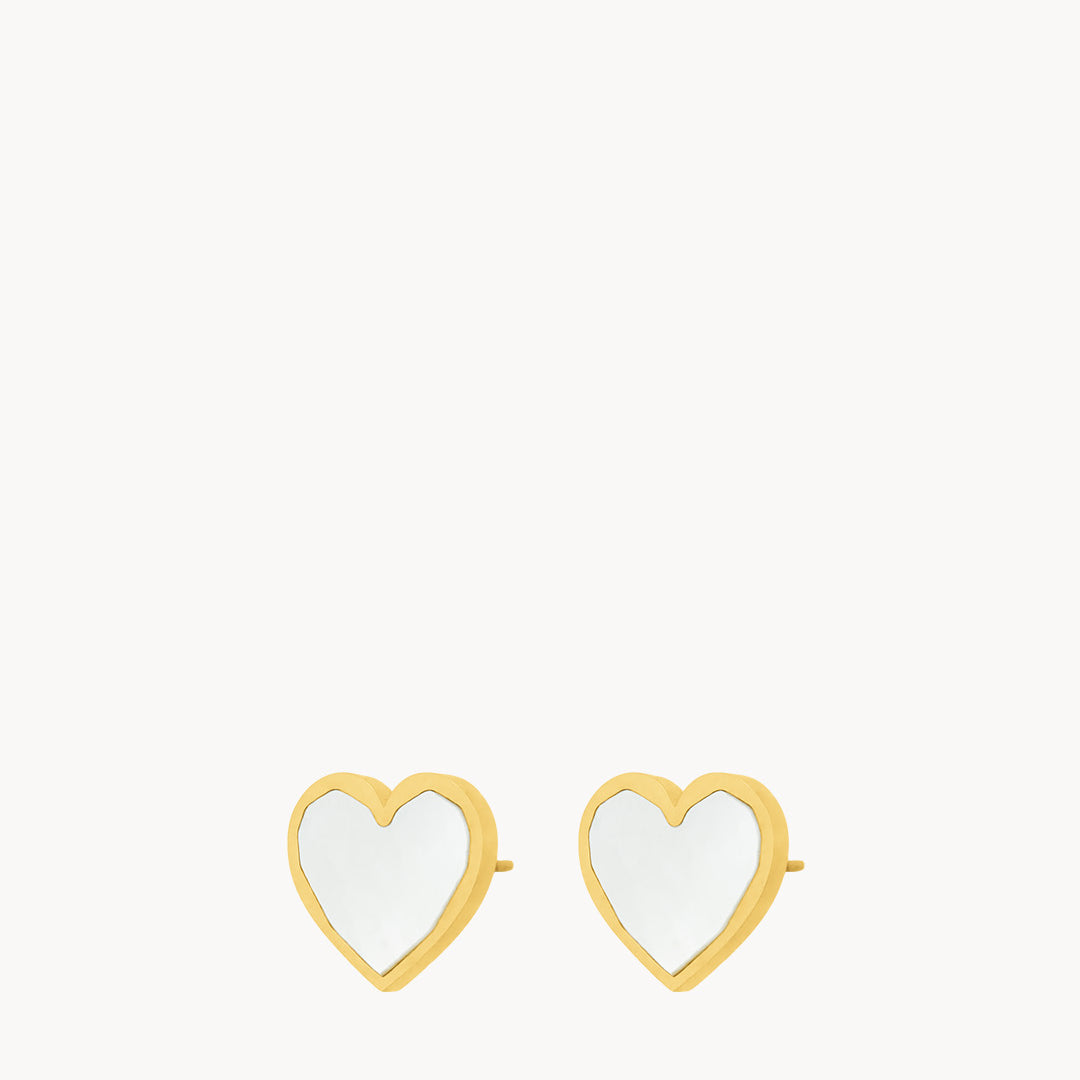 Protection Heart Ħabbata Studs