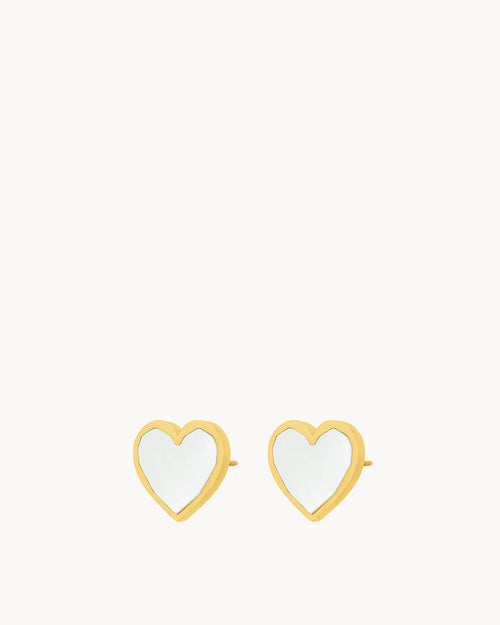 Protection Heart Ħabbata Studs
