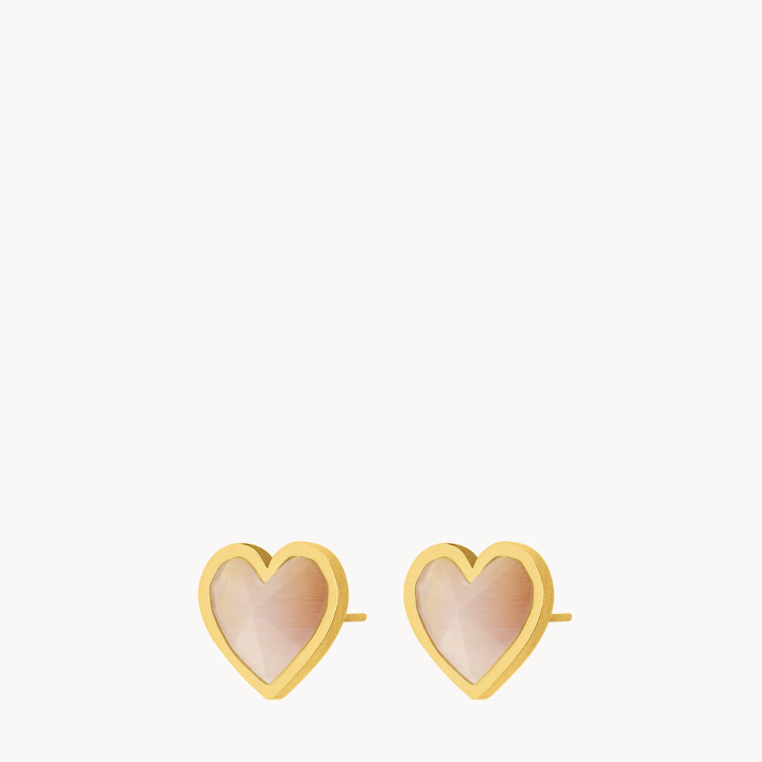 Pure Love Heart Ħabbata Studs