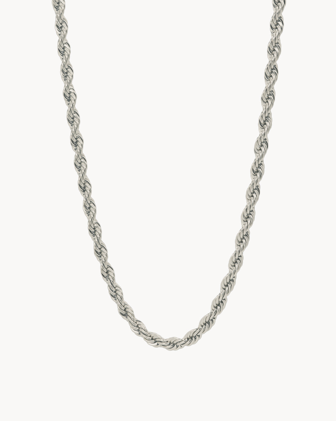 Thick Rope Silver Chain