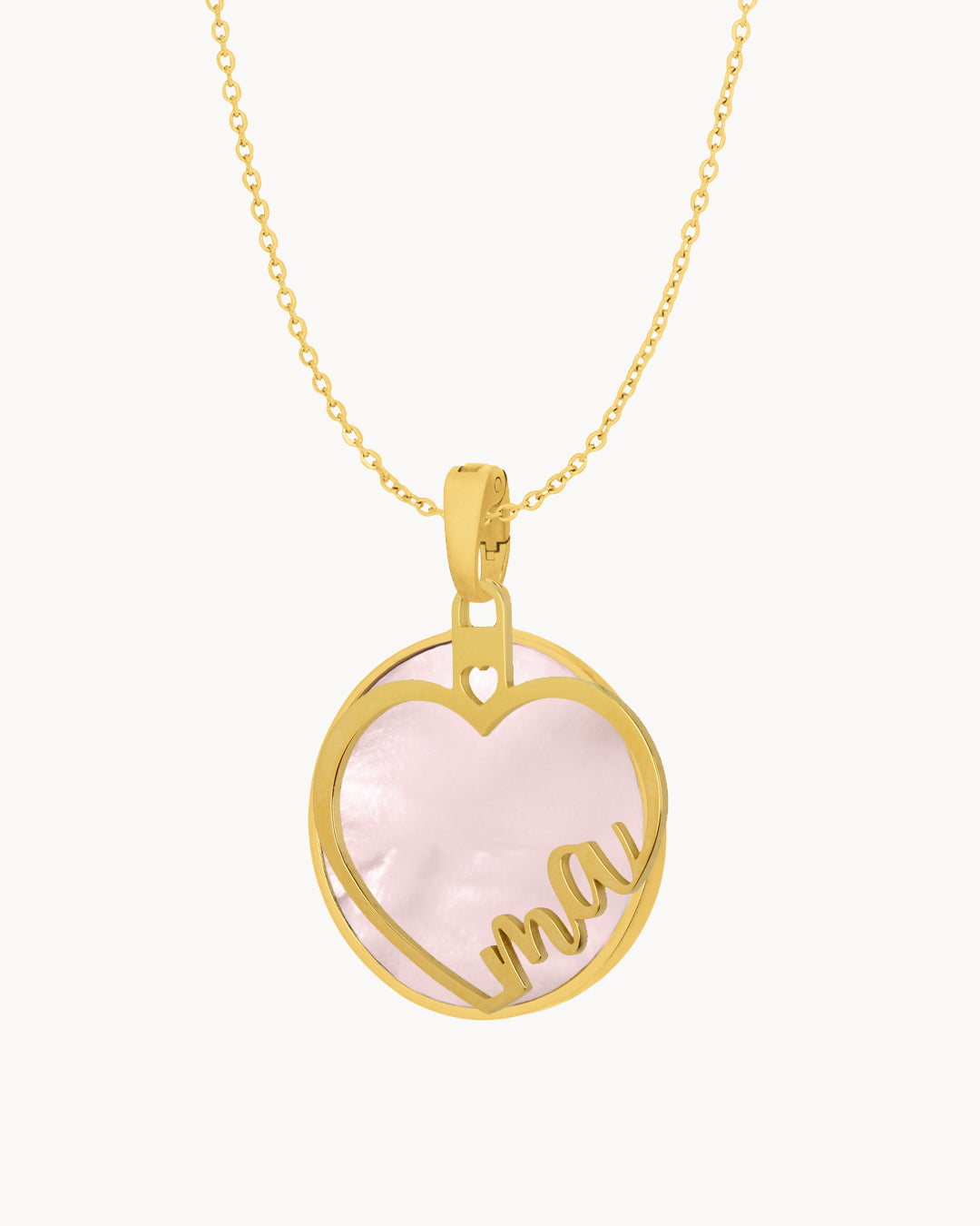 Ma Heart Pendant Set