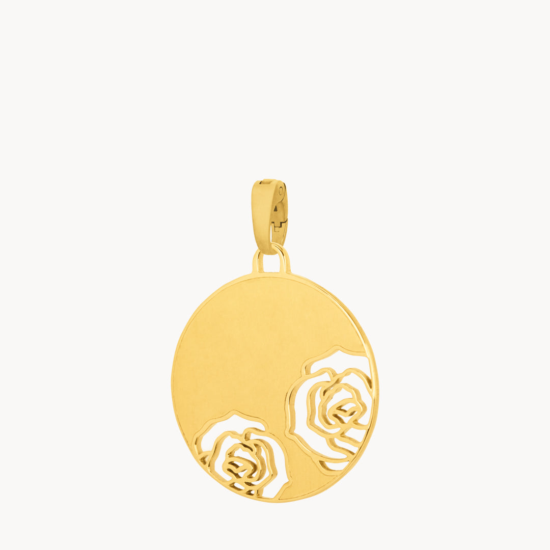 Rose Engravable Pendant
