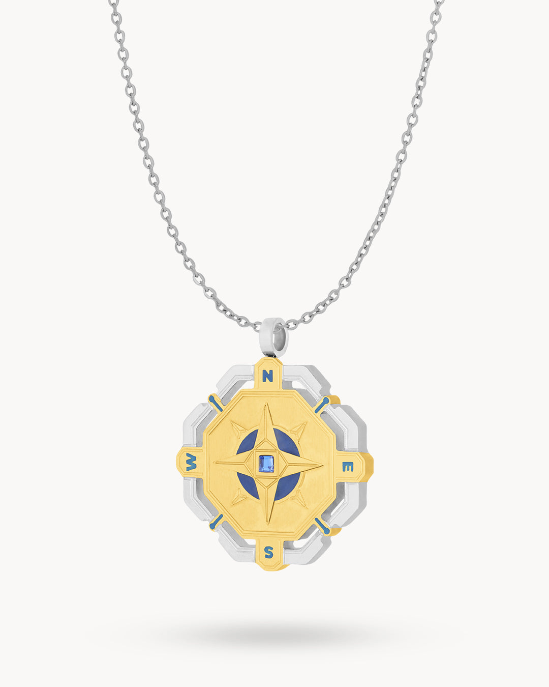 Octagon Compass Necklace