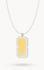 Maltese Cross Engravable Dog Tag Necklace