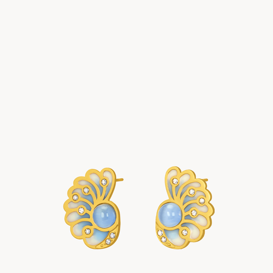 Affection Swan Stud Earrings