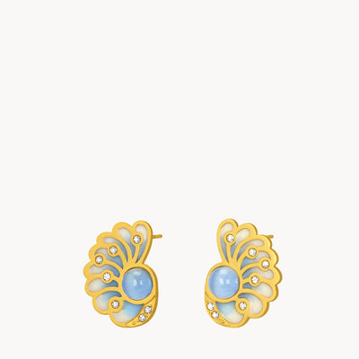 Affection Swan Stud Earrings