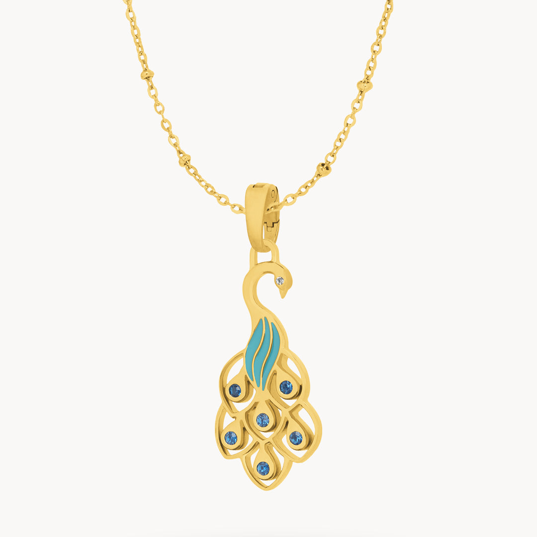 Peacock Necklace Set