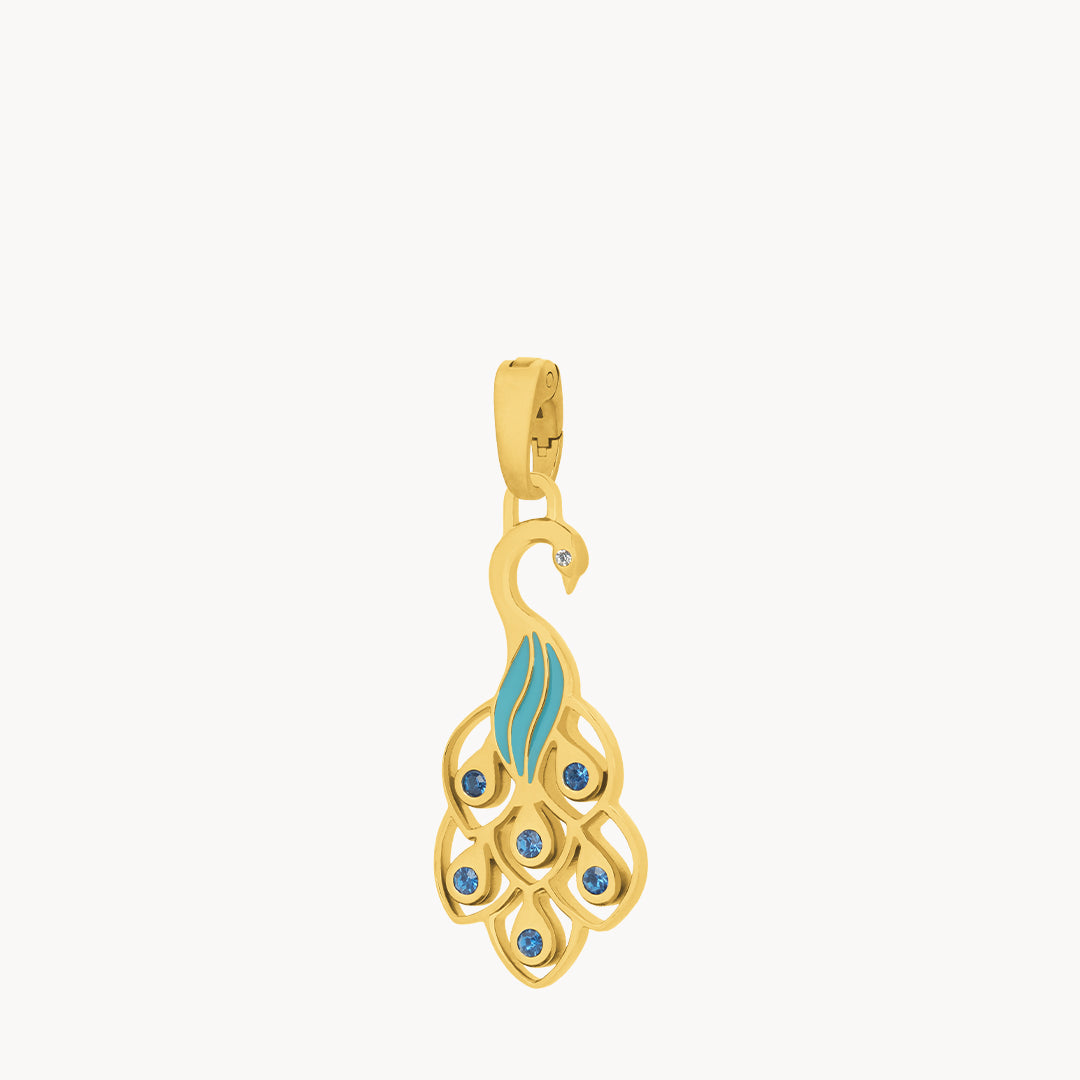 Proud Peacock Pendant