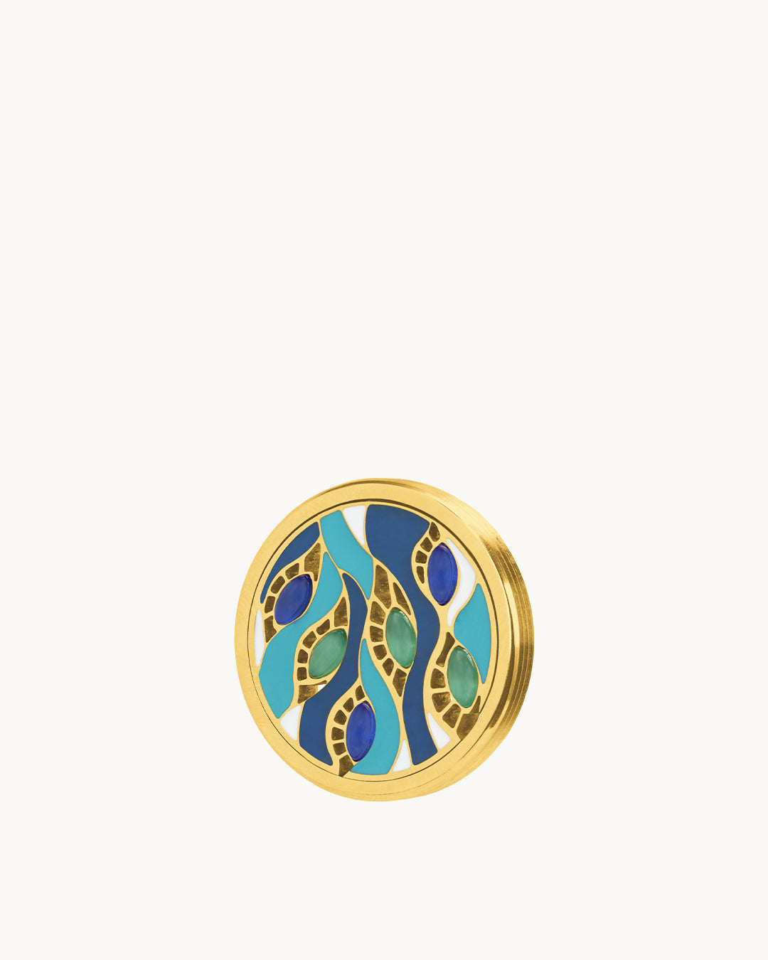 Peacock Feather Twist Coin