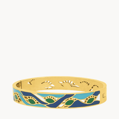 Peacock Feathers Bangle