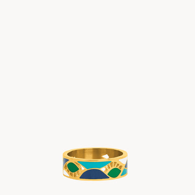 Peacock Feathers Ring