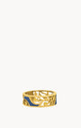 Blue Inspiration Feather Wreath Ring