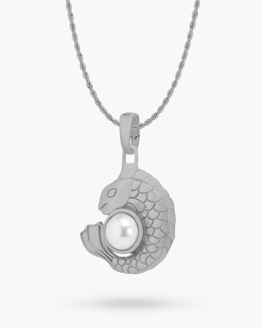 Timeless Pearl Ħuta Necklace Set, Silver