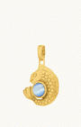 Affection Cat Eye Ħuta Pendant, Gold