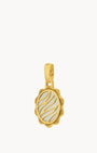 Protection Wave Pendant, Gold