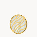 Protection Wave Twist Coin, Gold
