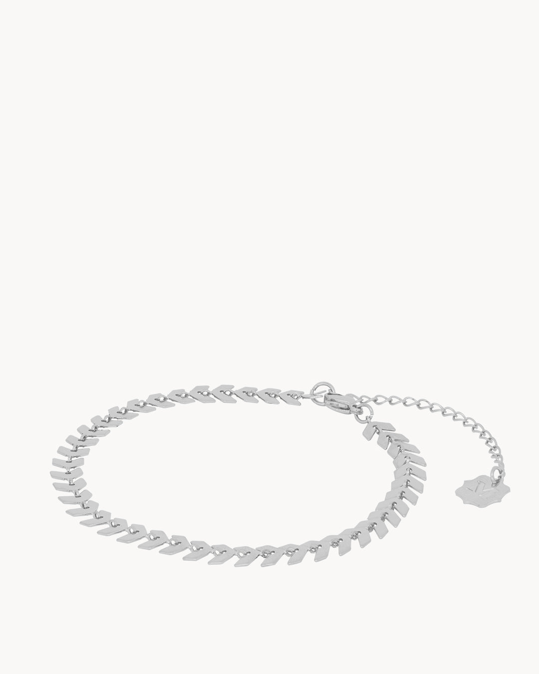 Arrow Anklet, Silver