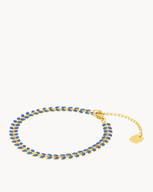 Bracelet de Cheville Flèche Bleue, Or