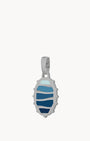 Blue Grotto Pendant, Silver