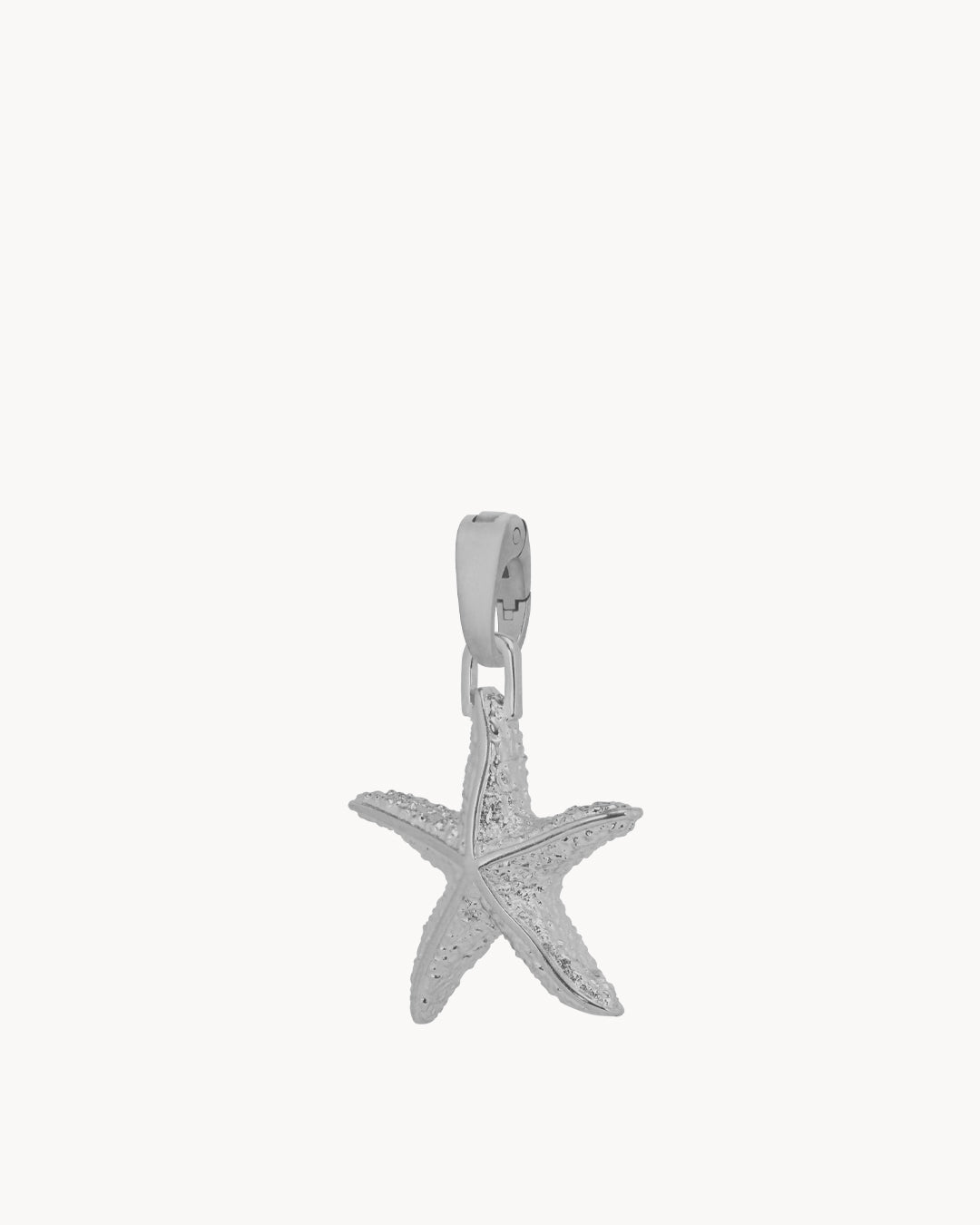 Radiant Starfish Pendant, Silver