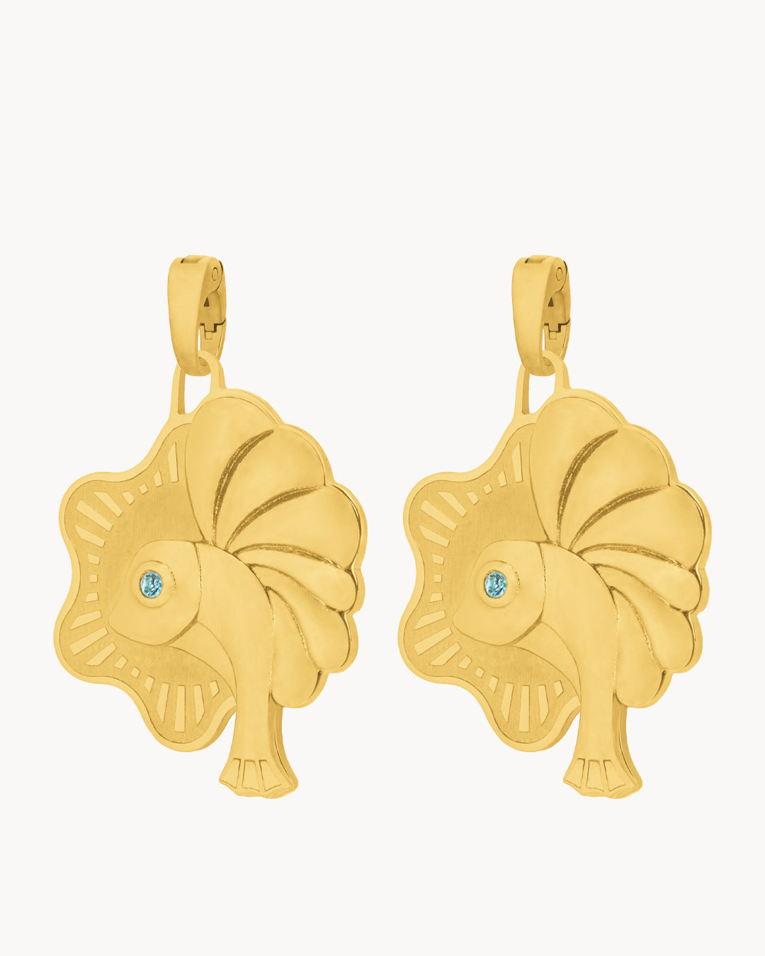 Denfil Pendant, Gold Earring Pendants