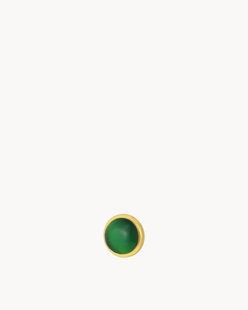 Confidence Green Cateye Stone Dainty Twist