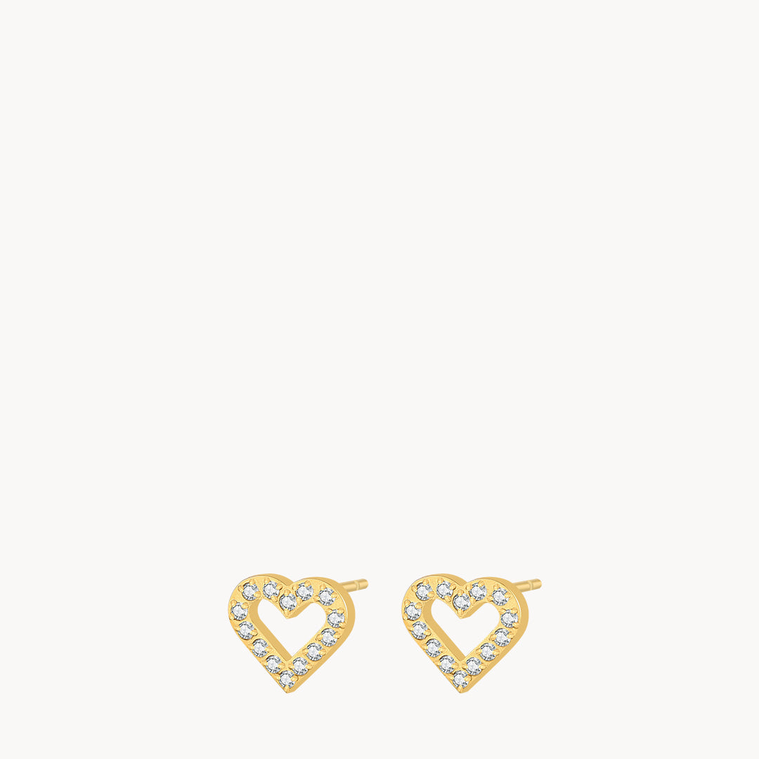 Heart Starlight Stud Earrings