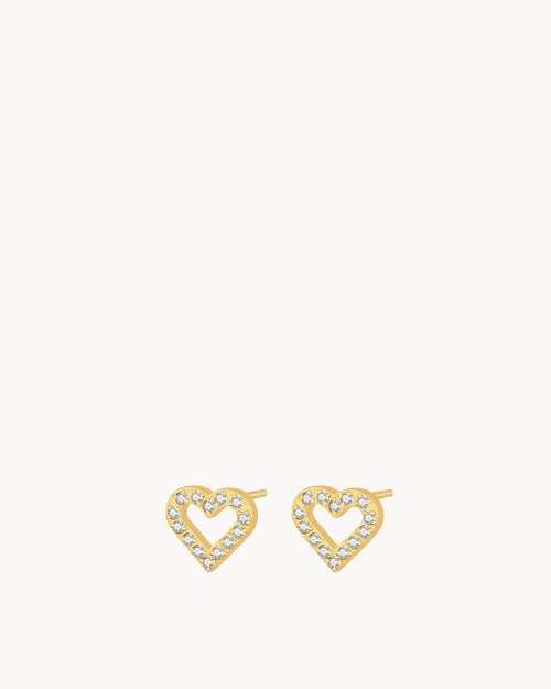 Heart Starlight Stud Earrings