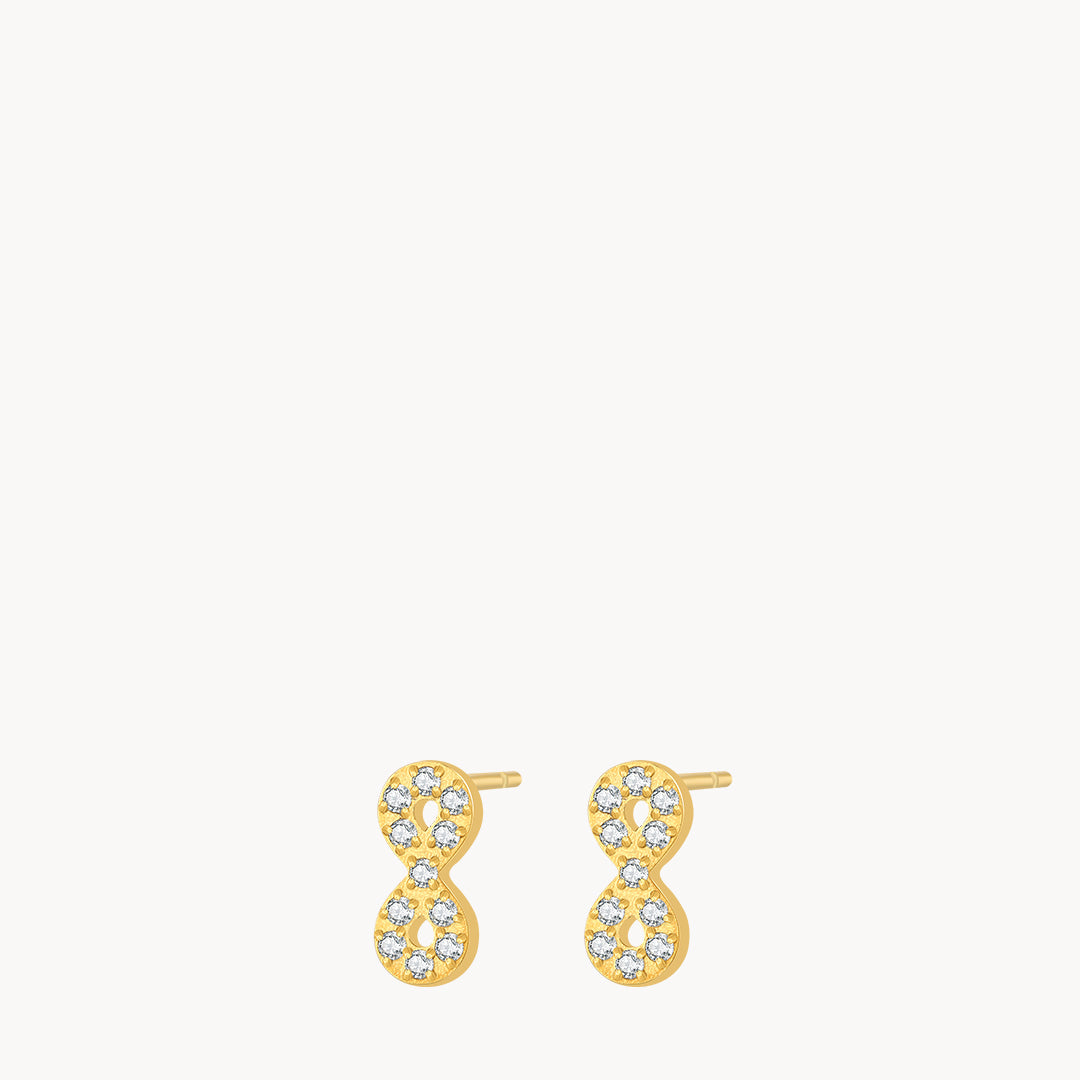 Infinity Starlight Stud Earrings