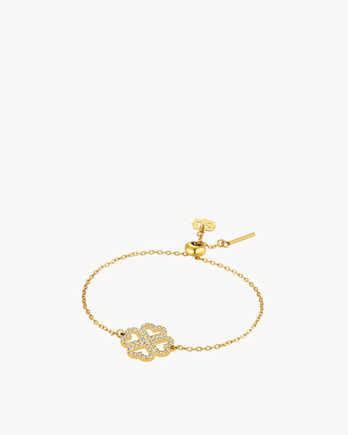 Lucky Clover  Starlight Adjustable Bracelet