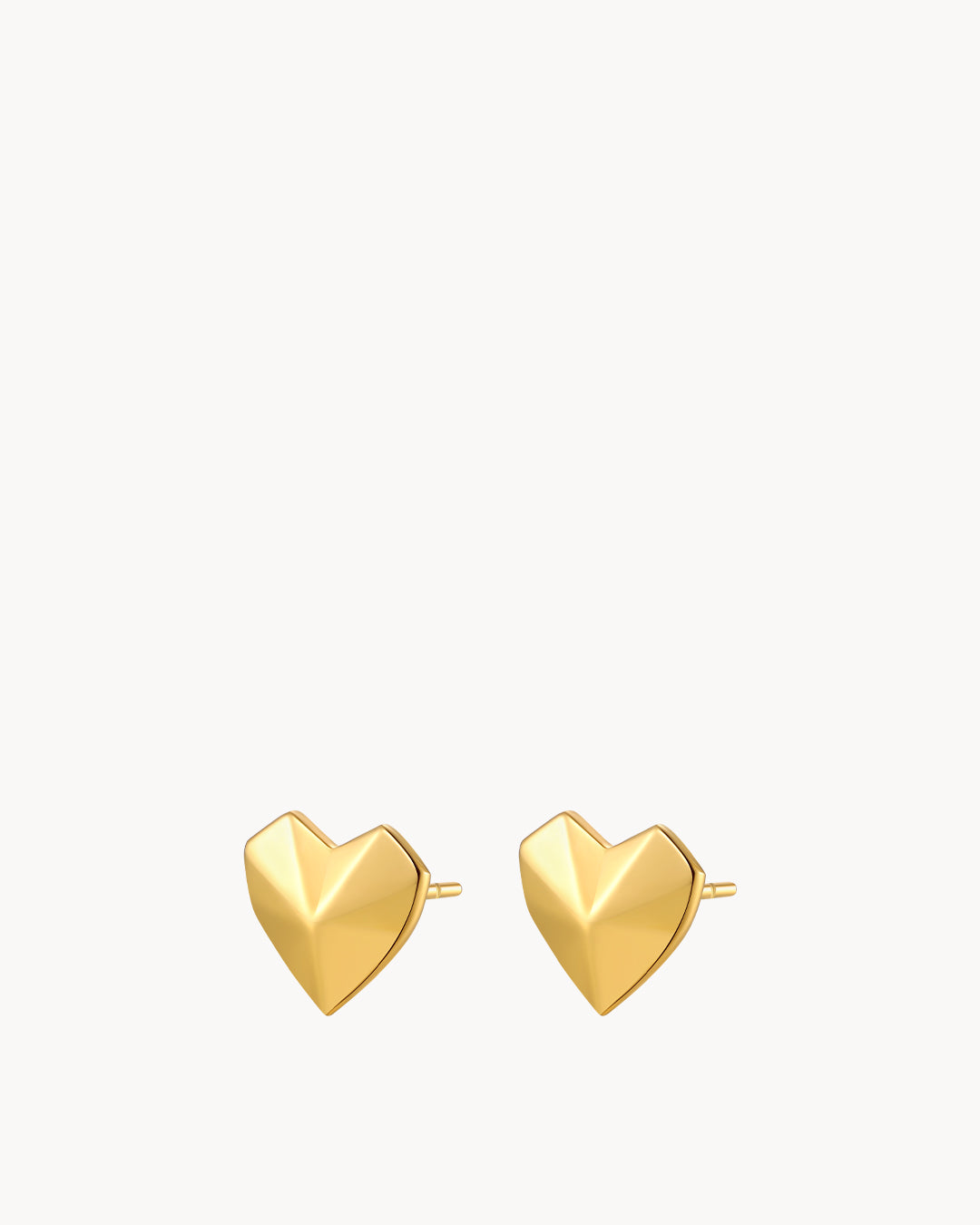 Ħabbata Heart Stud Earrings