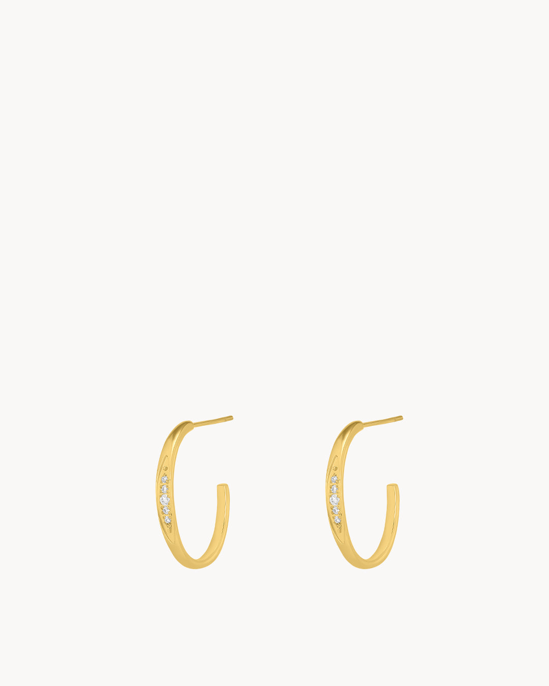 Starlight Open Hoop Earrings