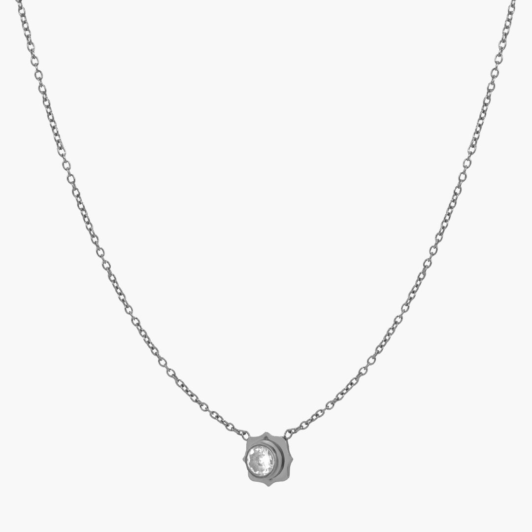 Mvintage Logo Starlight Necklace,  Silver