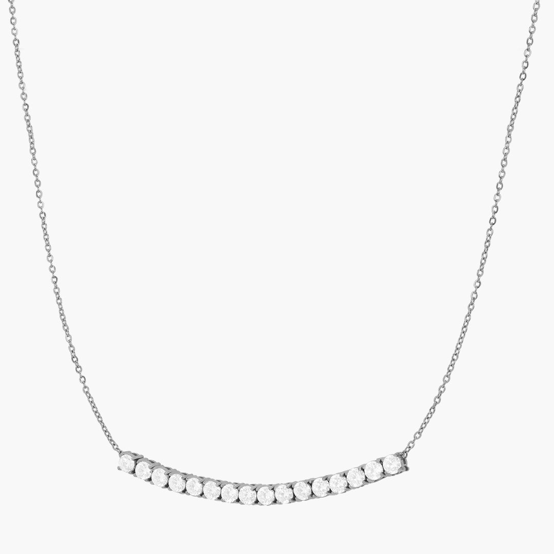 Starlight Statement Necklace, Silver