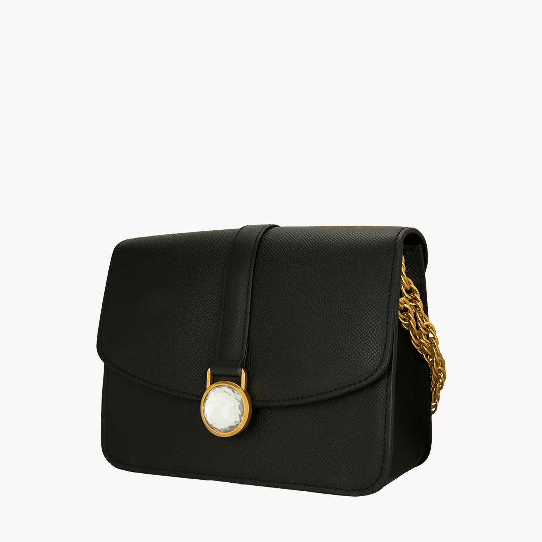 Power Black Mvintage Twist Handbag