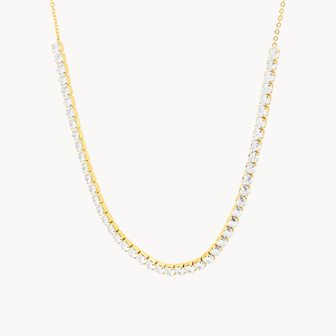 White Heart Starlight Adjustable Choker