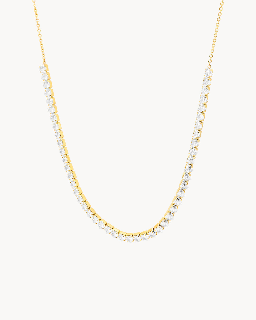 White Heart Starlight Adjustable Choker