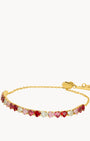 Pink Blush Heart Starlight Adjustable Bracelet