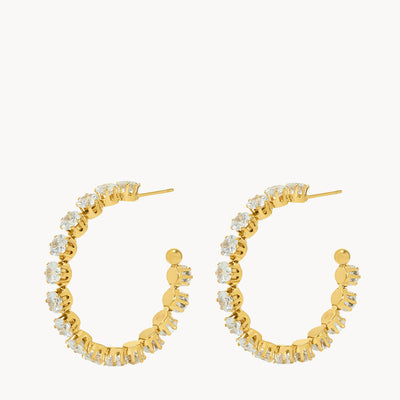 Starlight Statement Hoop Earrings