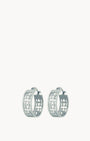 Kavallieri Hoop Silver Earrings