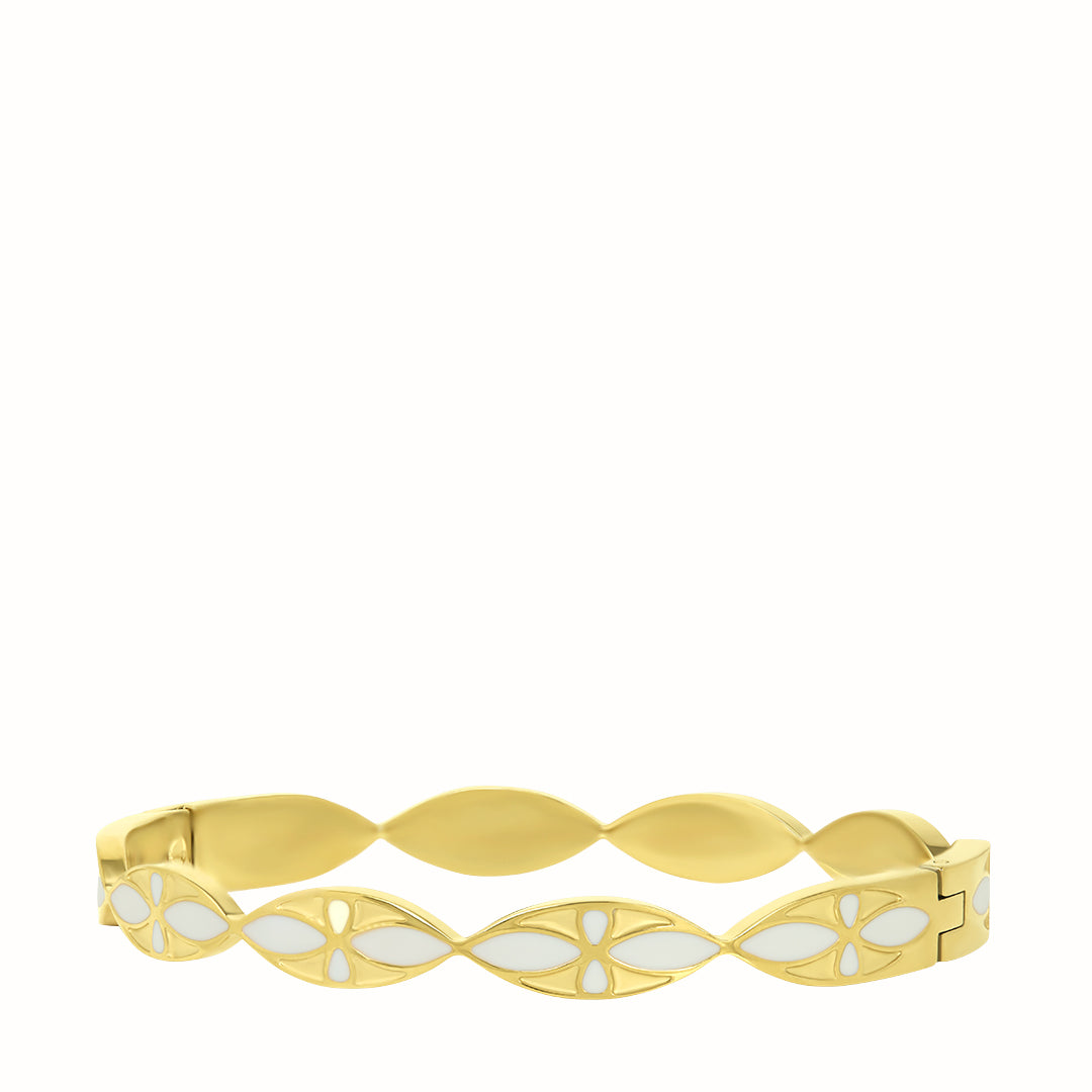 Ġnejna Maduma White Bangle