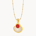 Lucky Vibes Shell January Passion Birthstone Set