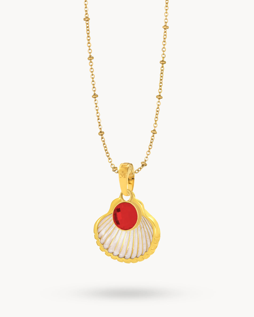 Lucky Vibes Shell January Passion Birthstone Set