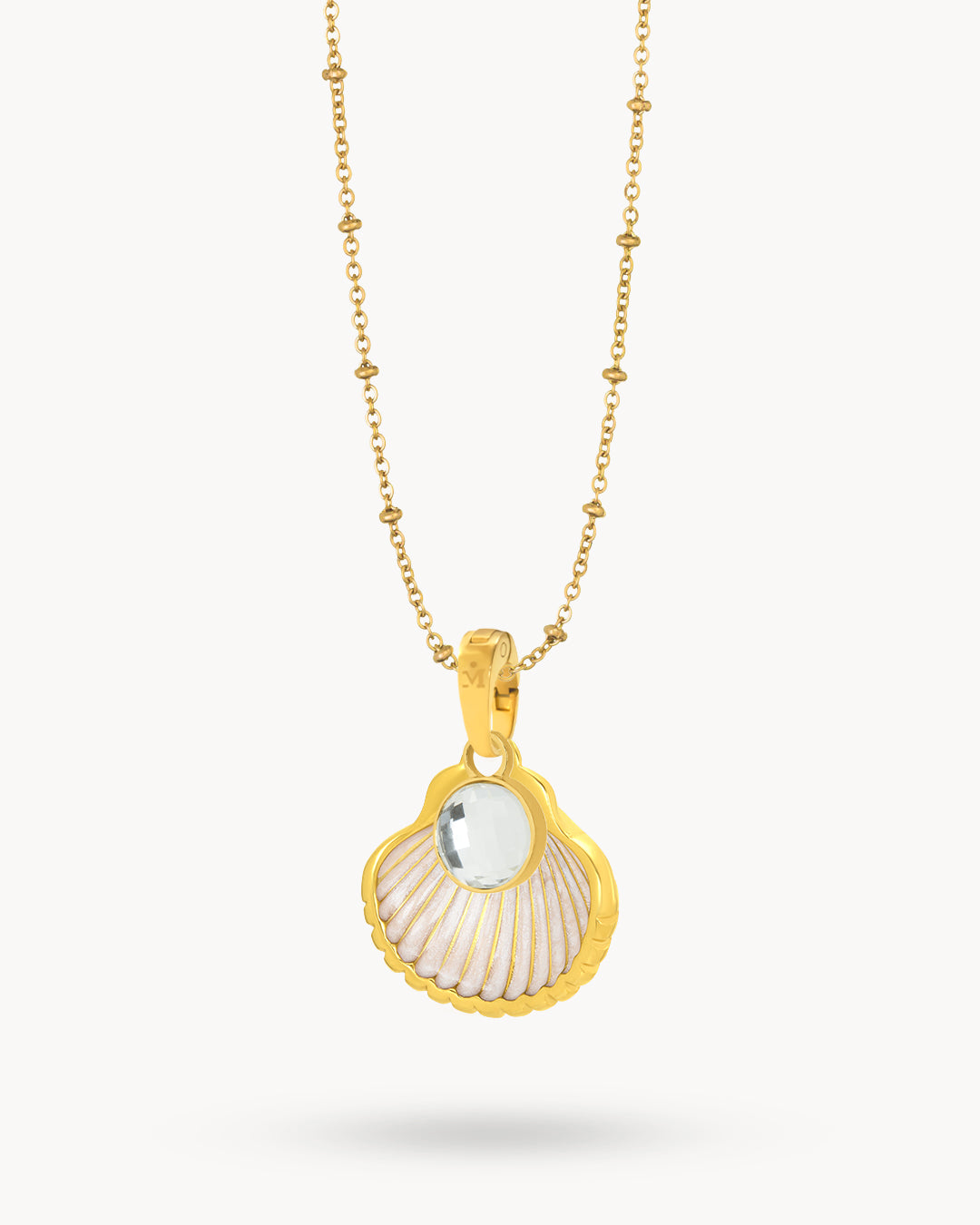Lucky Vibes Shell April Hope Birthstone Set