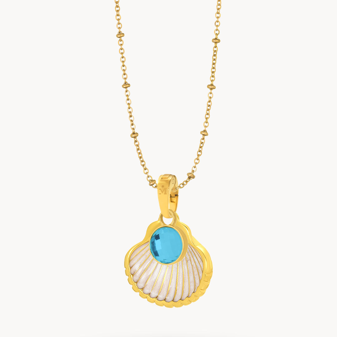 Lucky Vibes Shell September Wisdom Birthstone Set
