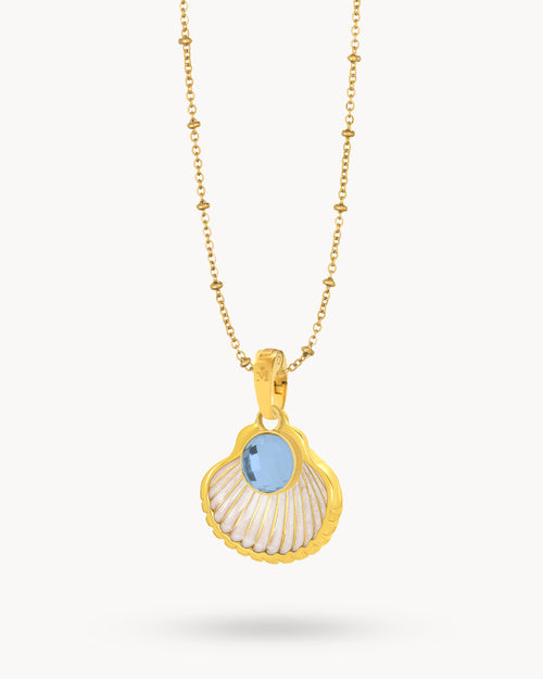Lucky Vibes Shell December Uniqueness Birthstone Set