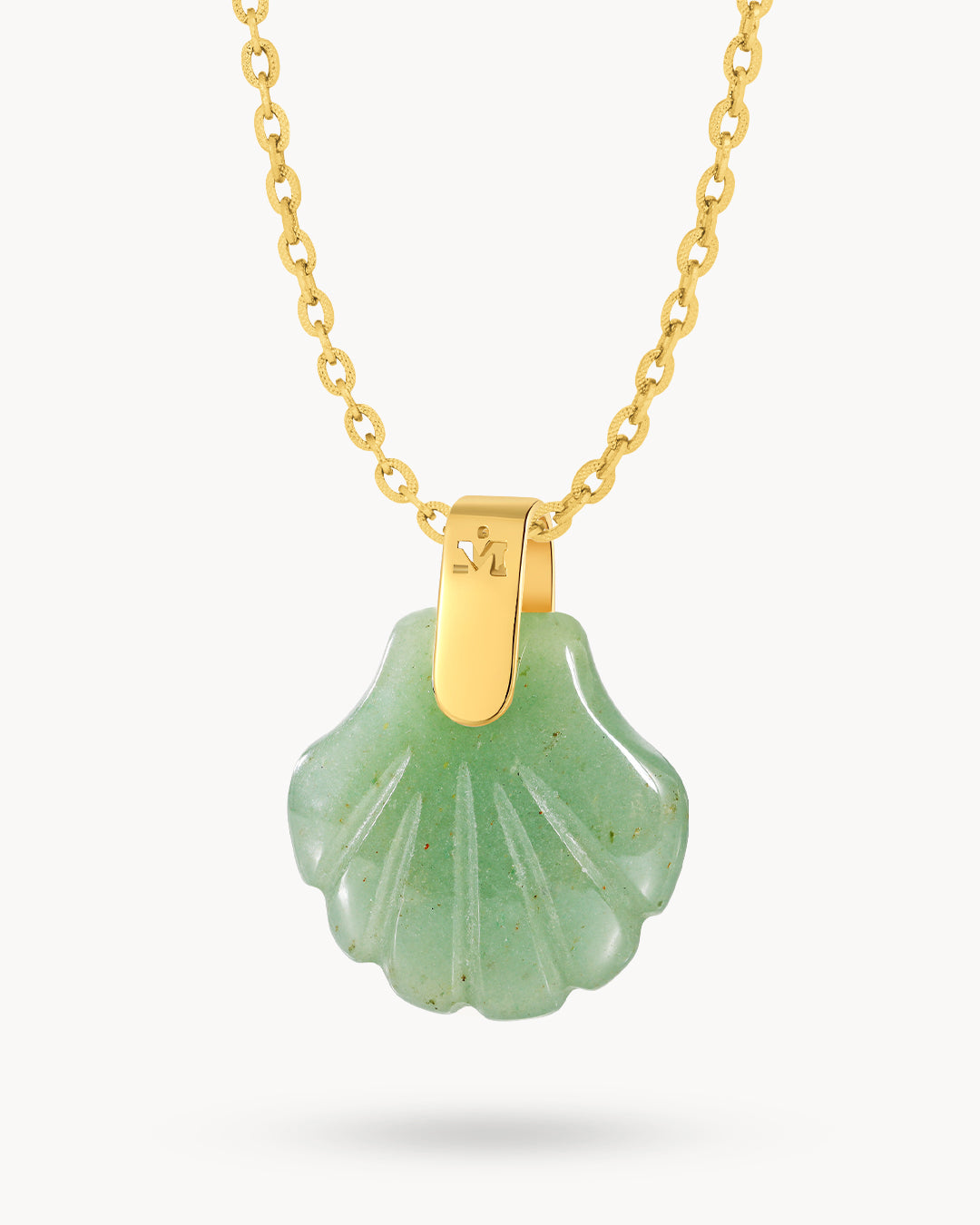 Jade Seashell Necklace Set