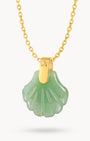 Jade Seashell Necklace Set