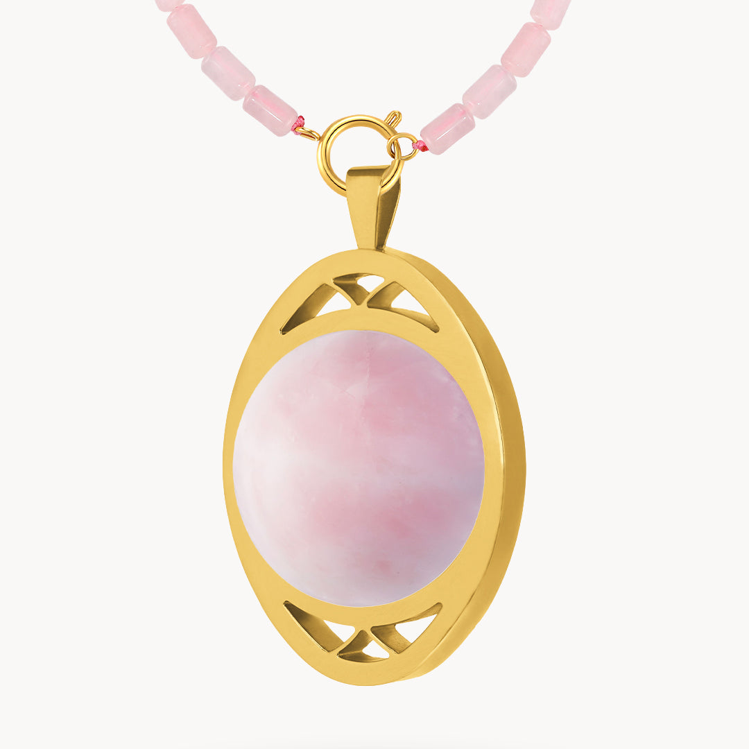 Pink Quartz Luzzu Eye Twist Set