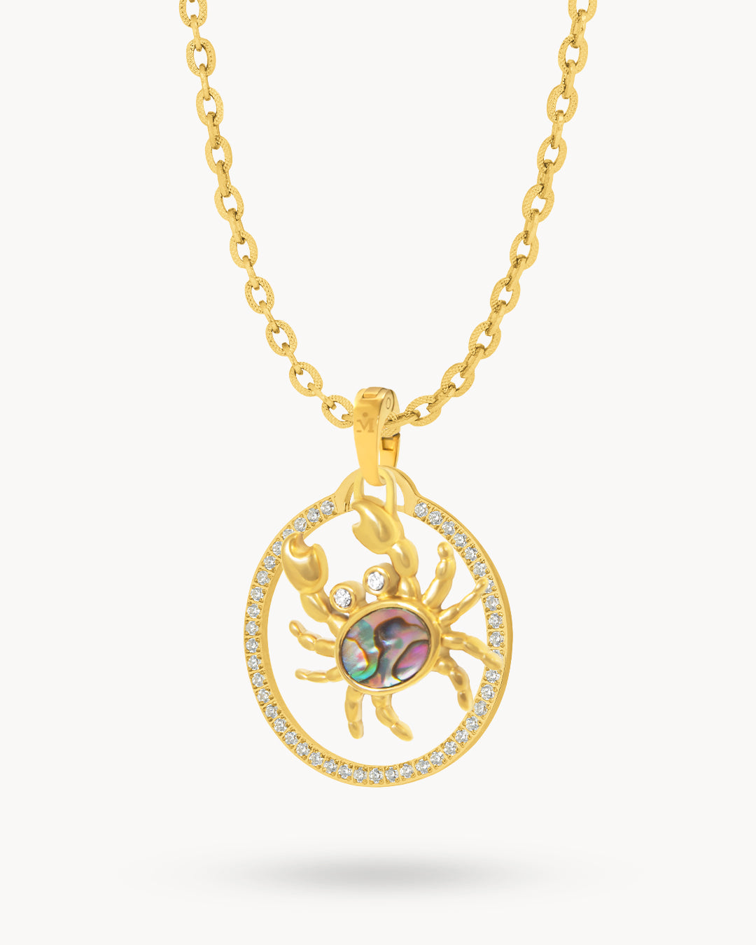 Fearlessness Crab Halo Necklace Set